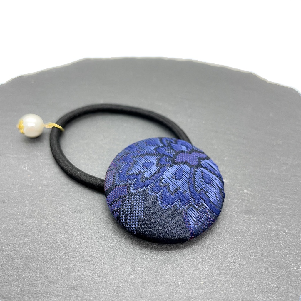 【剣が刻】金襴ヘアゴム…『唐獅子』