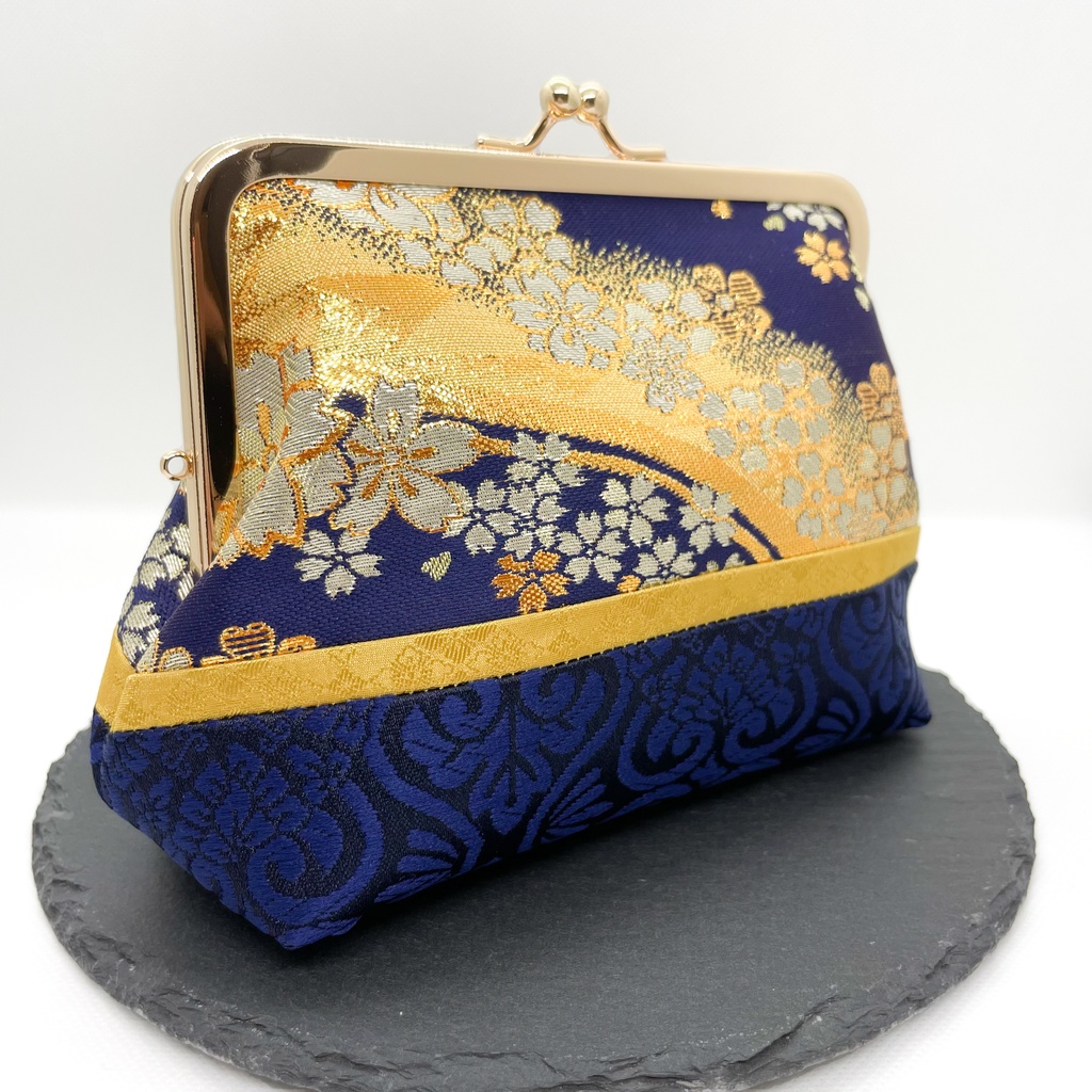 【剣が刻】金襴がま口…『深美萌夏』