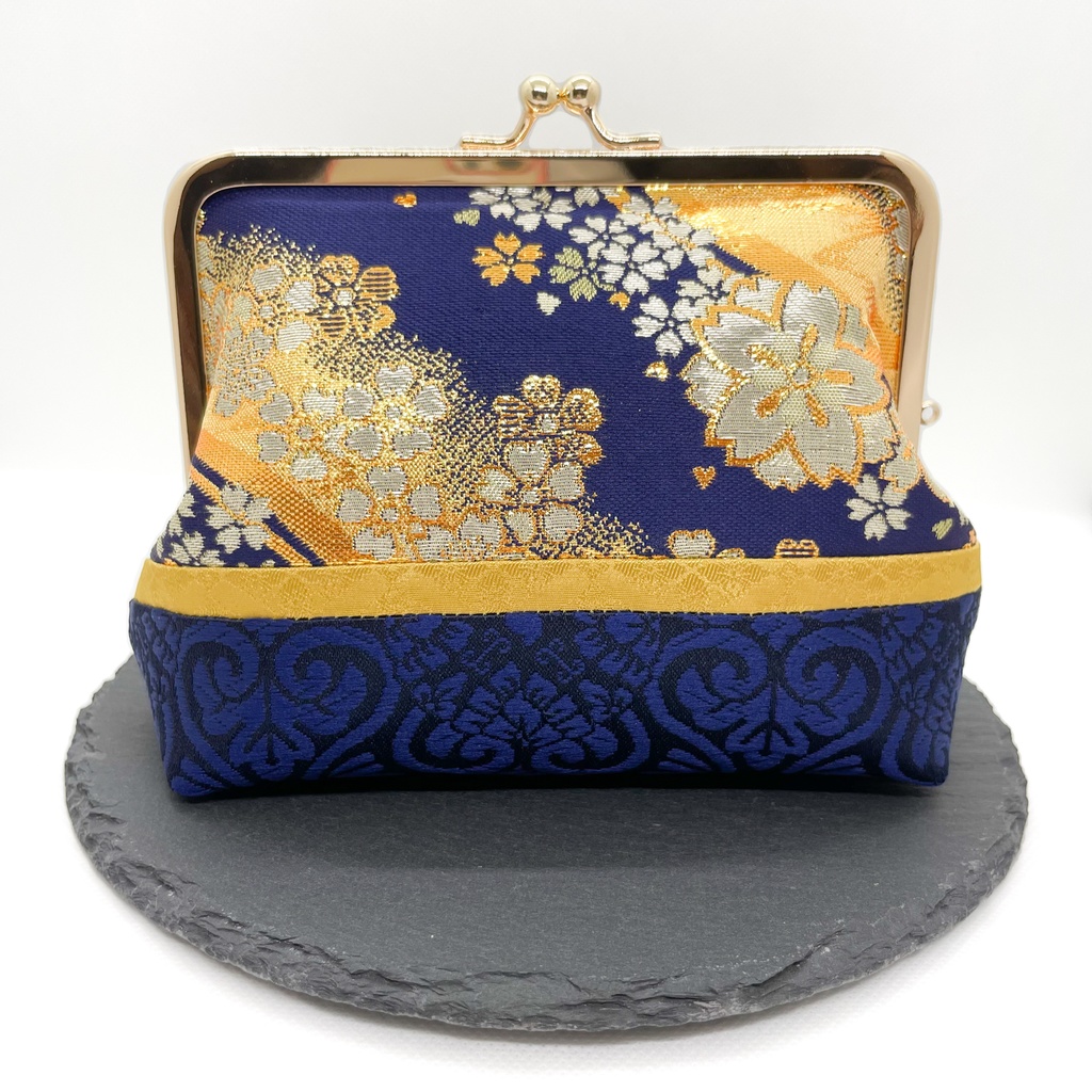 【剣が刻】金襴がま口…『深美萌夏』