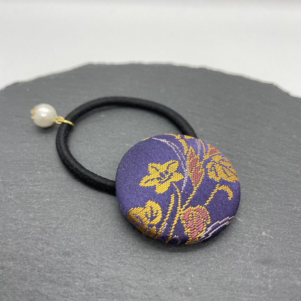 【剣が刻】金襴ヘアゴム…『天海』