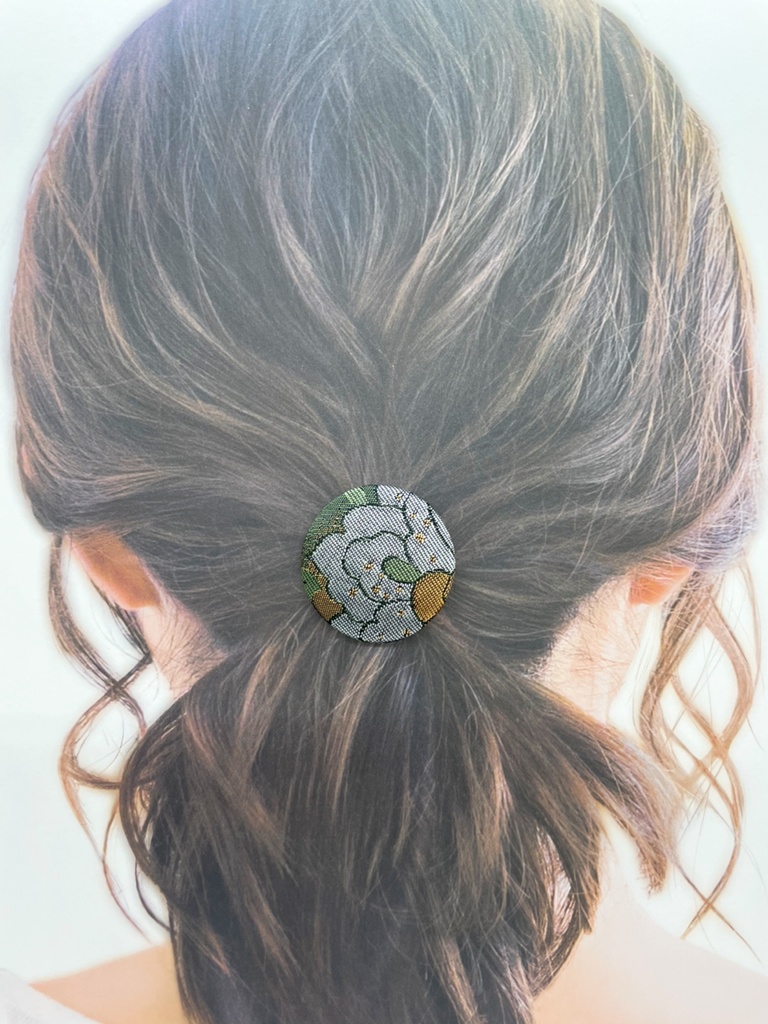 【剣が刻】金襴ヘアゴム…『酒井忠勝』