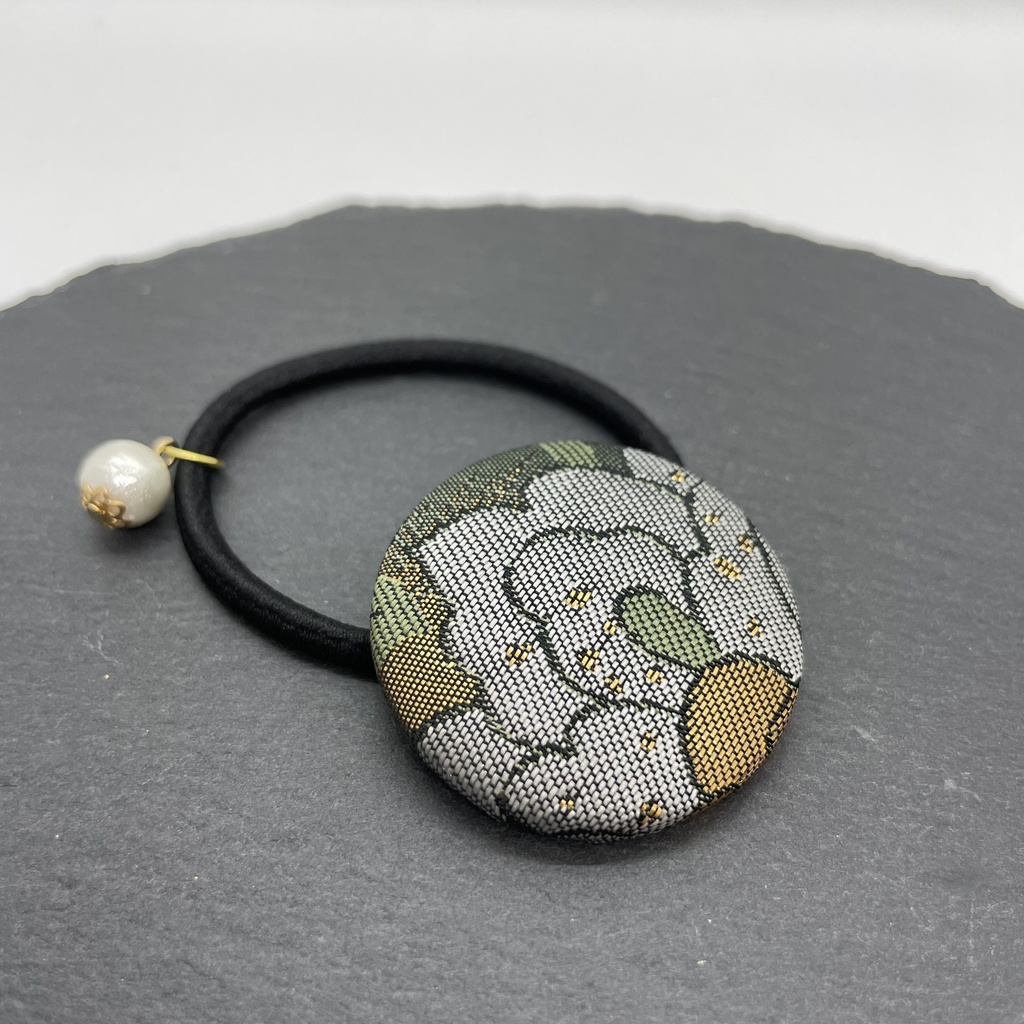 【剣が刻】金襴ヘアゴム…『酒井忠勝』