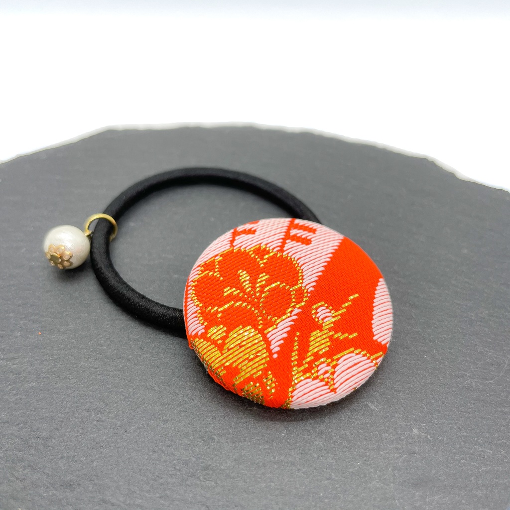 【剣が刻】金襴ヘアゴム…『徳川光国』