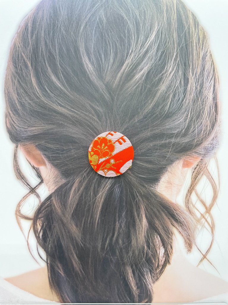 【剣が刻】金襴ヘアゴム…『徳川光国』