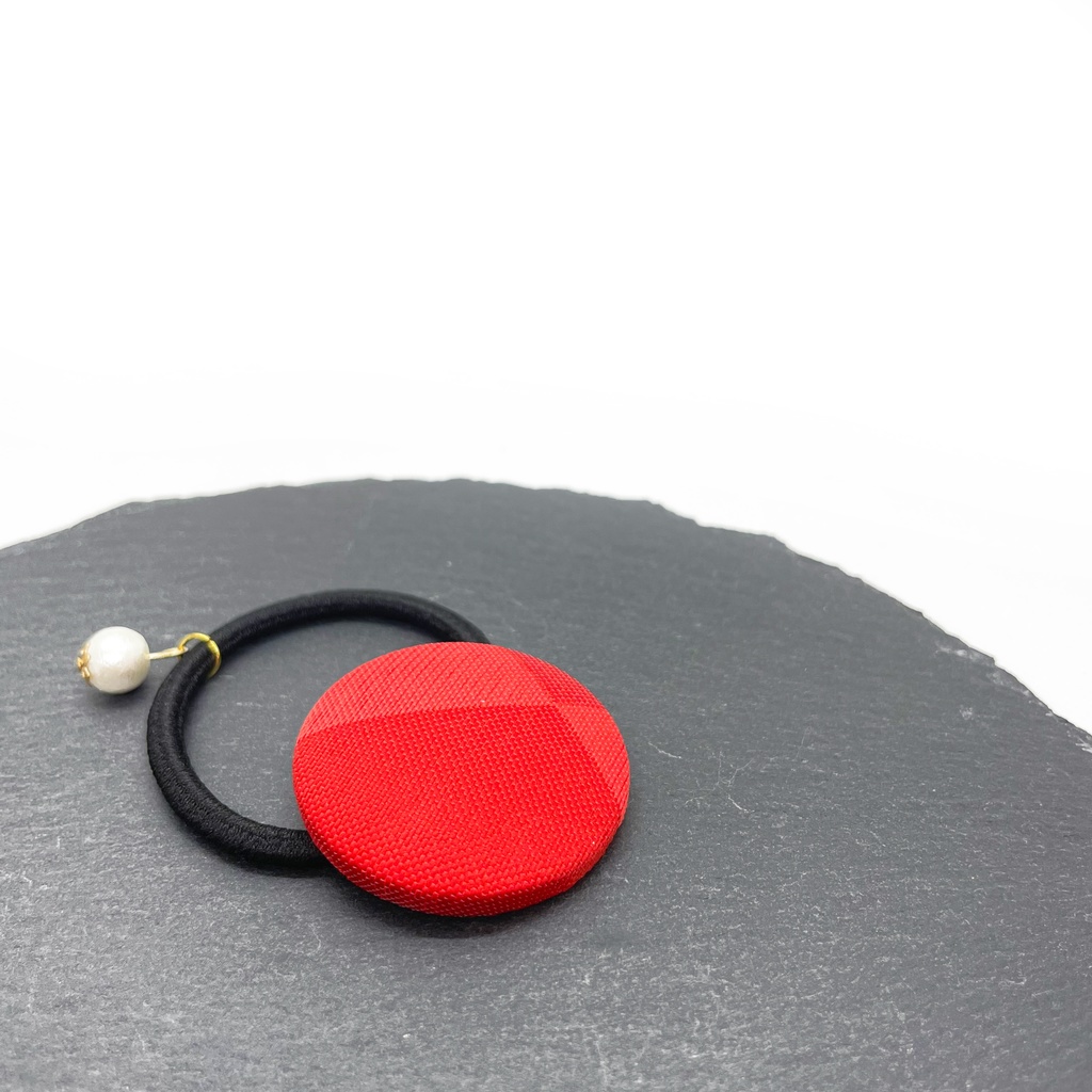 【剣が刻】金襴ヘアゴム...『益田時貞』