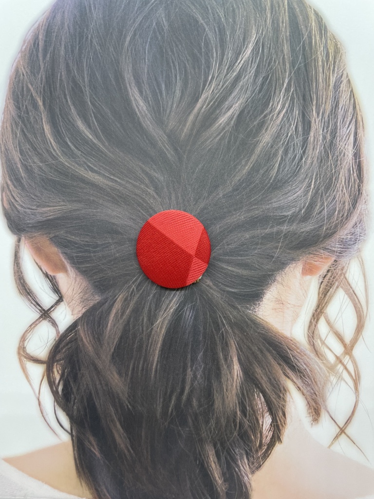 【剣が刻】金襴ヘアゴム...『益田時貞』