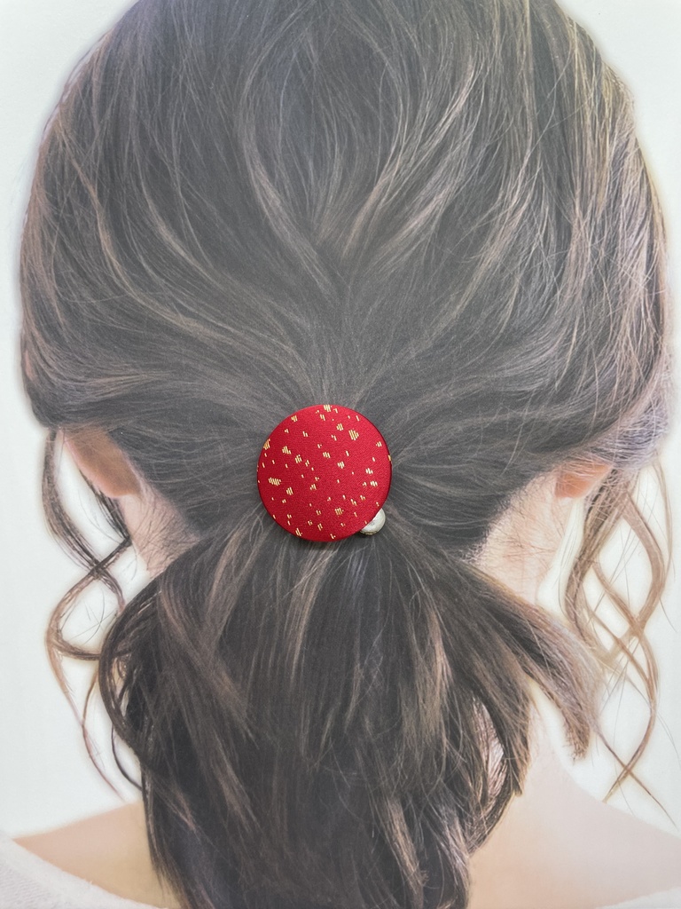 【剣が刻】金襴ヘアゴム...『ヌノ・アルヴァレス』