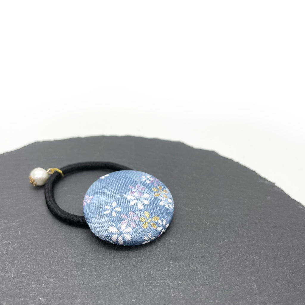 【剣が刻】金襴ヘアゴム...『八瀬』