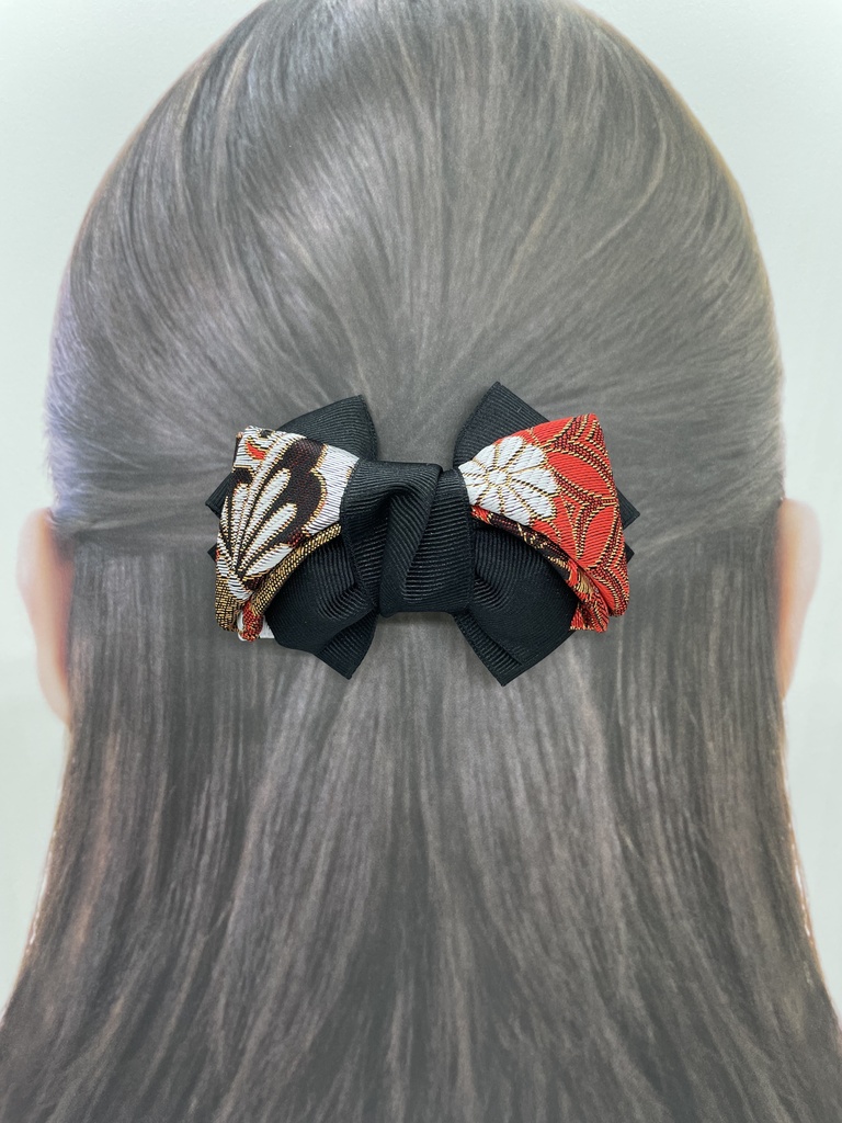 【剣が刻】金襴バレッタ...『掬水』