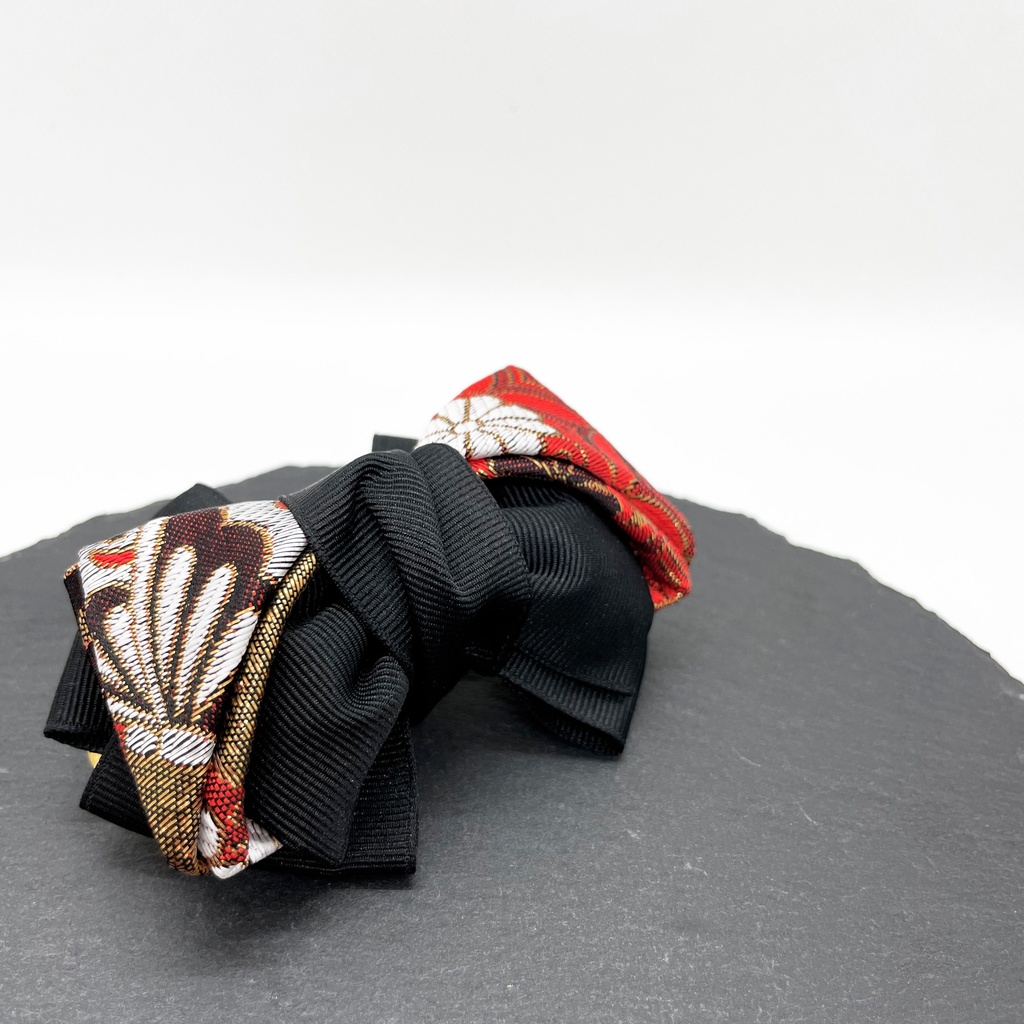 【剣が刻】金襴バレッタ...『掬水』