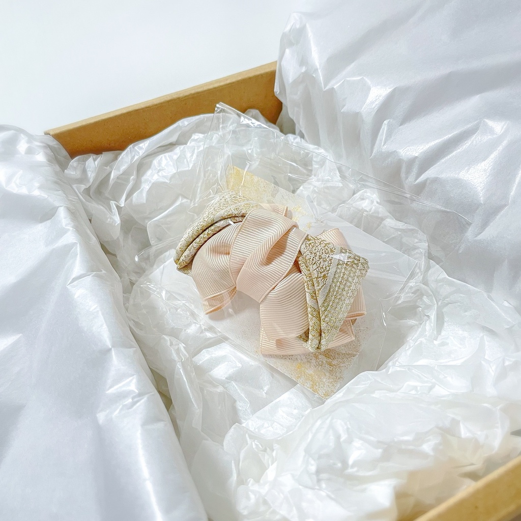 【剣が刻】金襴バレッタ...『掬水』