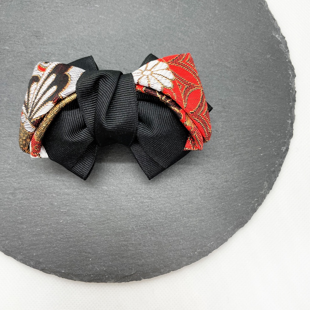 【剣が刻】金襴バレッタ...『掬水』