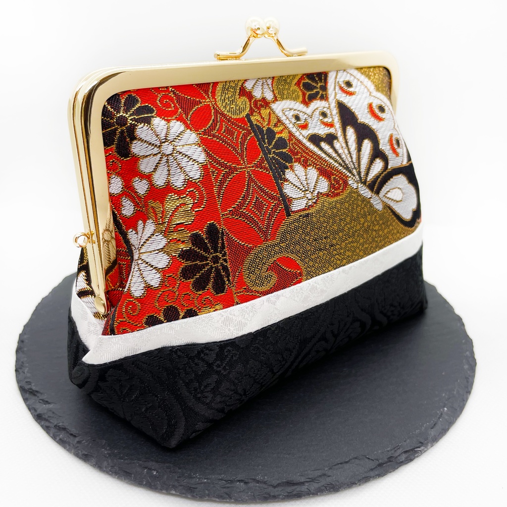 【剣が刻】金襴がま口...『掬水』