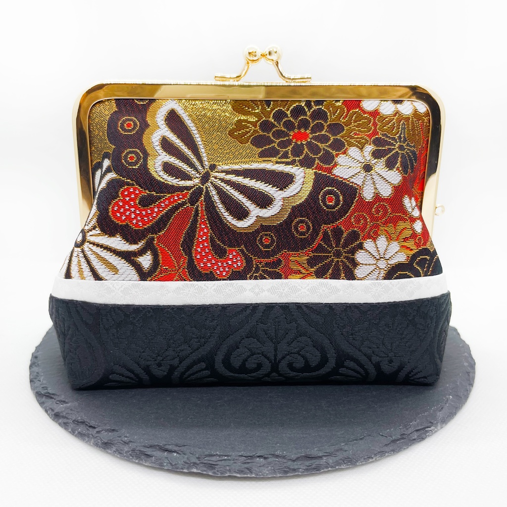 【剣が刻】金襴がま口...『掬水』