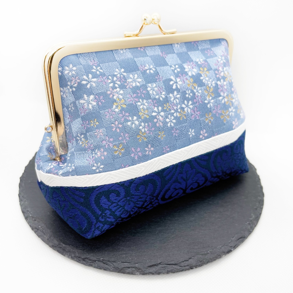 【剣が刻】金襴がま口...『八瀬』