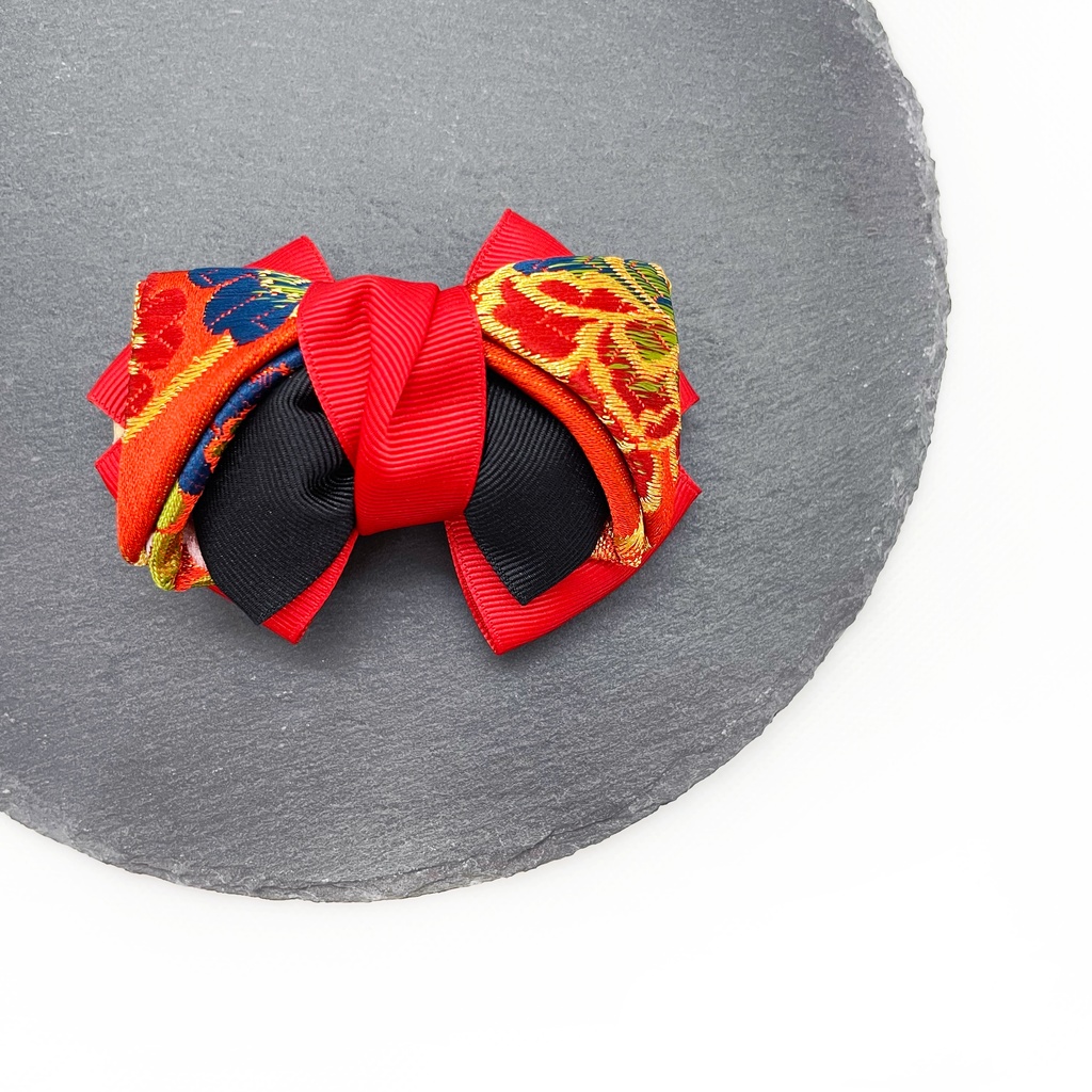 【剣が刻】金襴バレッタ...『狩野探幽』