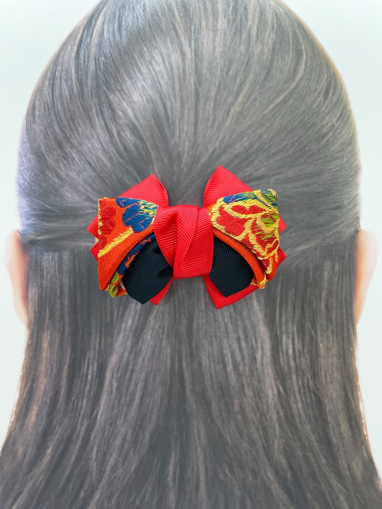 【剣が刻】金襴バレッタ...『狩野探幽』