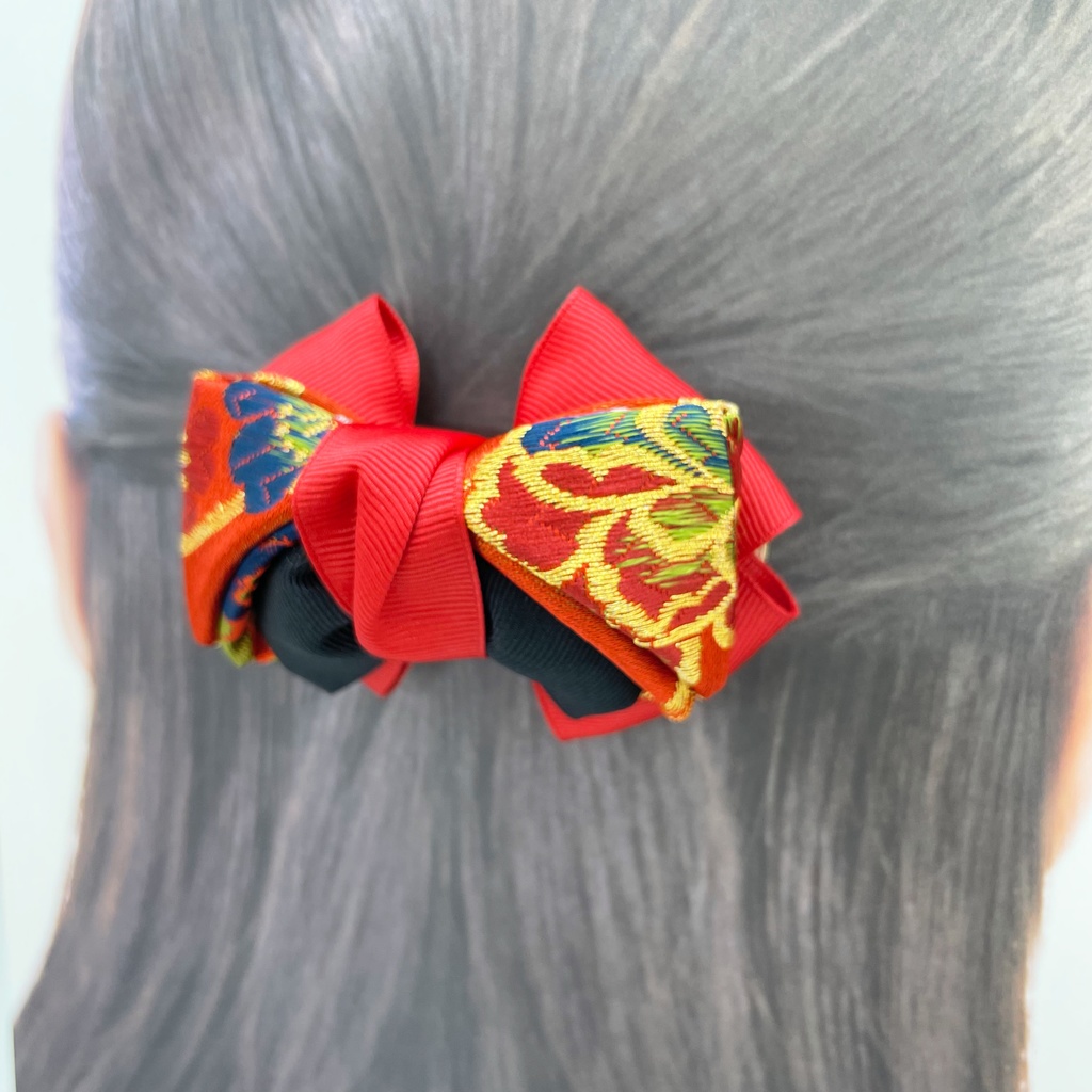 【剣が刻】金襴バレッタ...『狩野探幽』