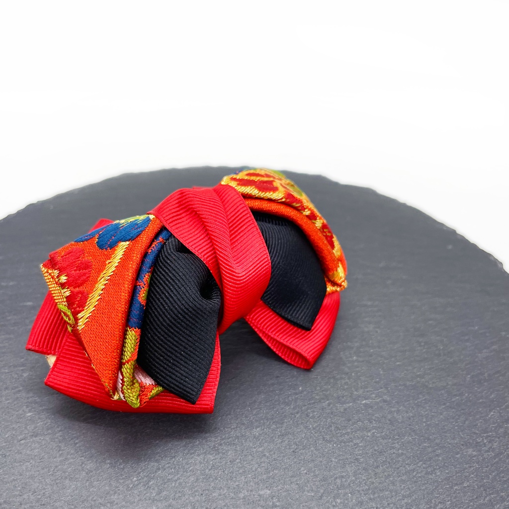 【剣が刻】金襴バレッタ...『狩野探幽』