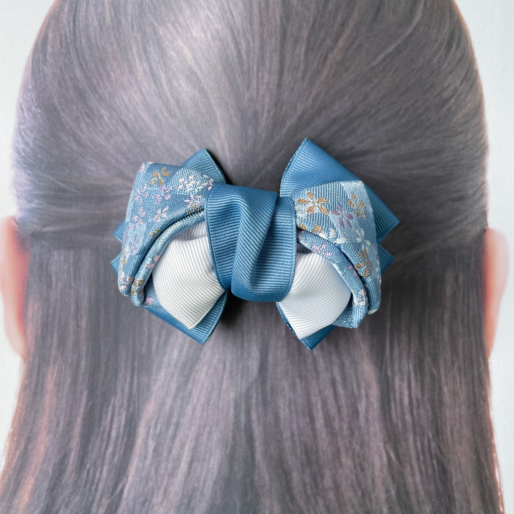 【剣が刻】金襴バレッタ…『八瀬』