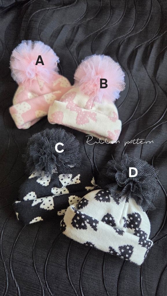 Beanie(リボン柄)🎀