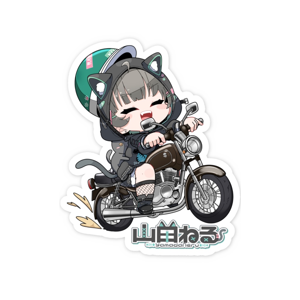 ☆ステッカー【初💚バイク納車記念グッズ】