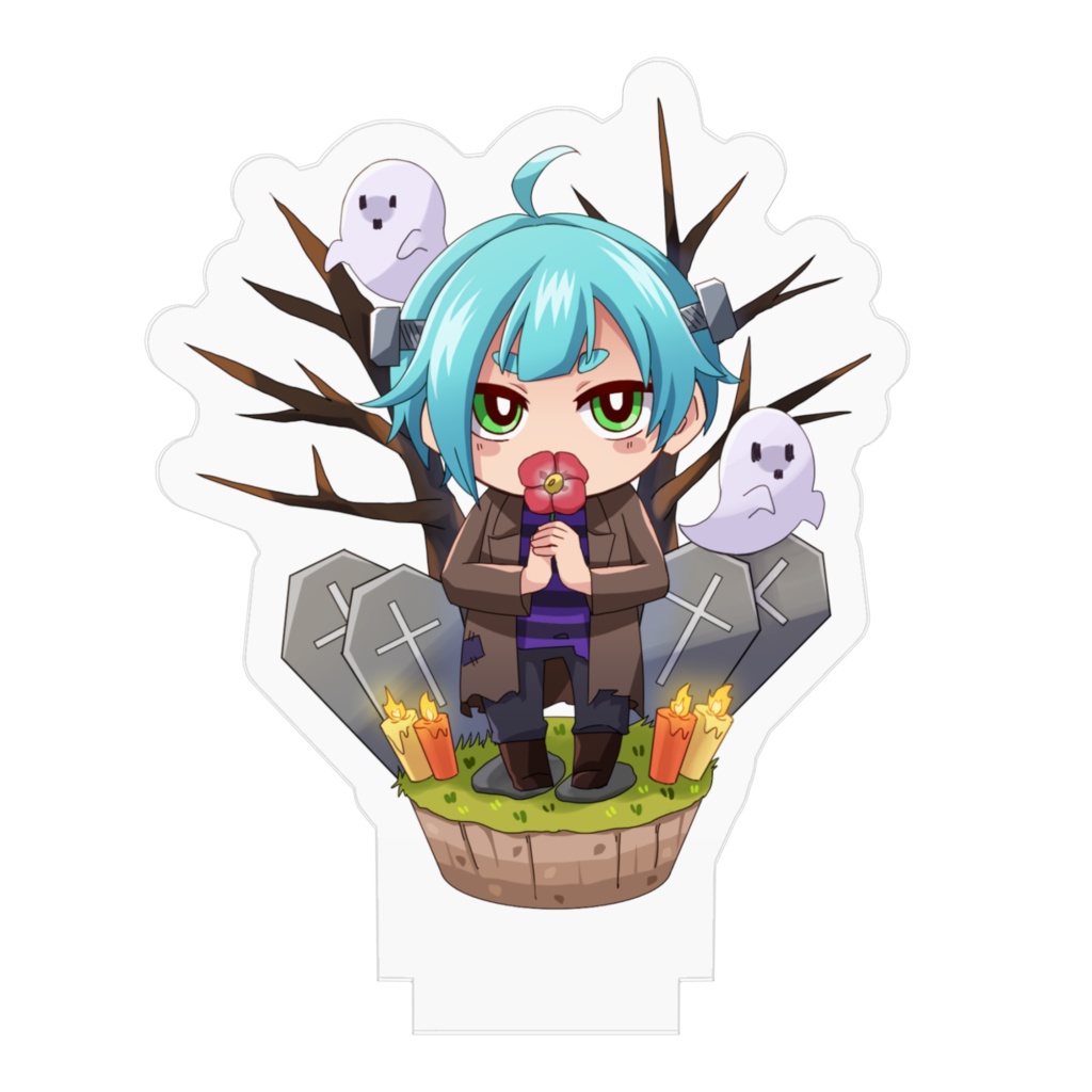 たま鯖ハロウィンアクスタ_06シロツメ・レオ・ウォーカー