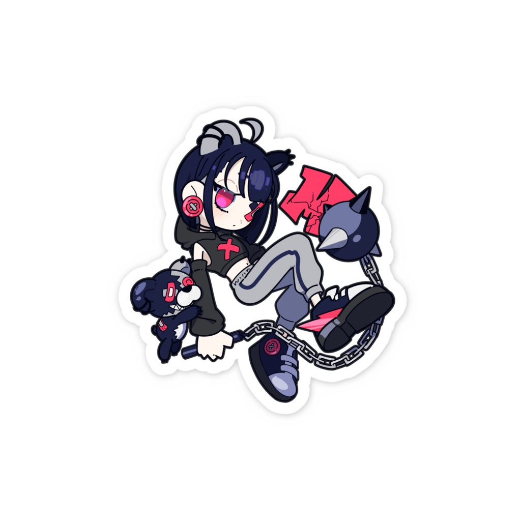 3号ちゃんステッカー