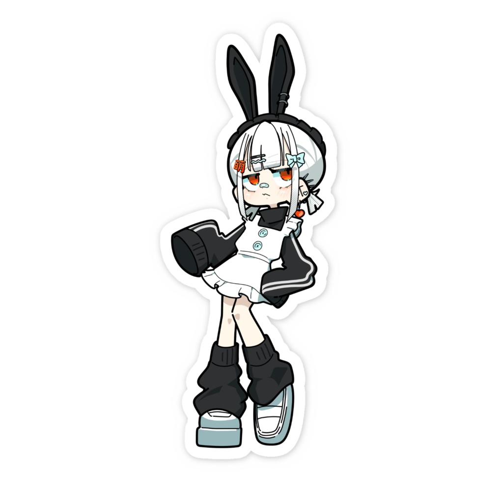 バニーちゃんステッカー