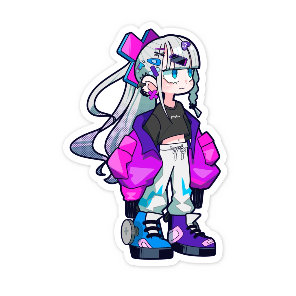 ×××ちゃんステッカー