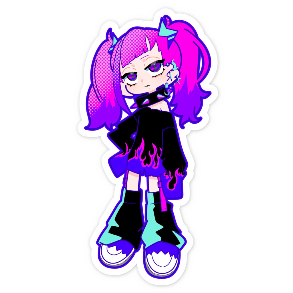 ネオンちゃんステッカー