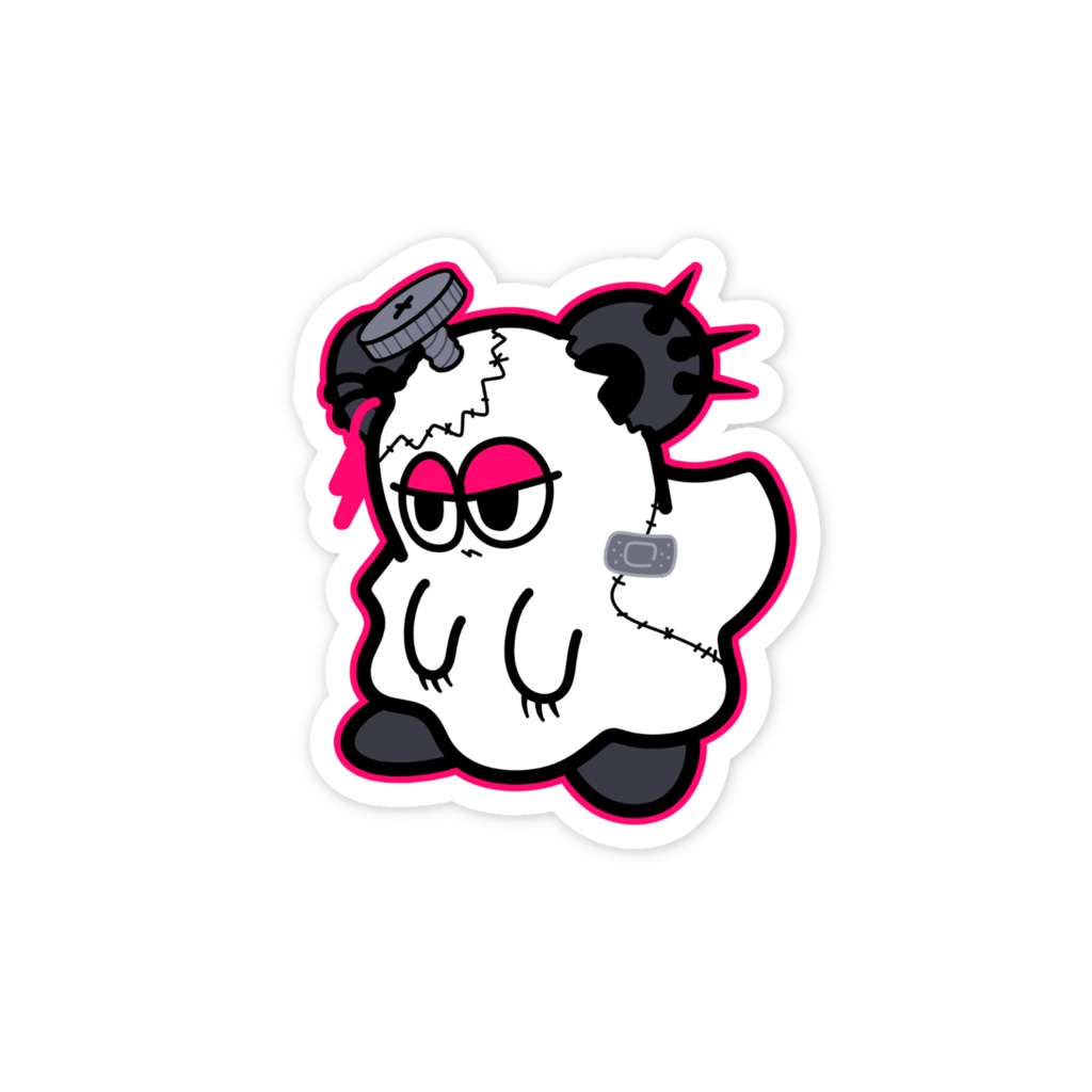 麦くま(ハロウィン)ステッカー