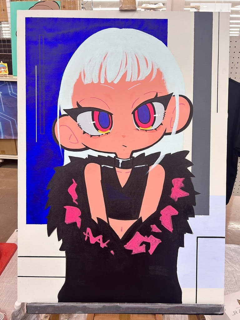 宇都宮POPUP ライブペイントキャンバス②