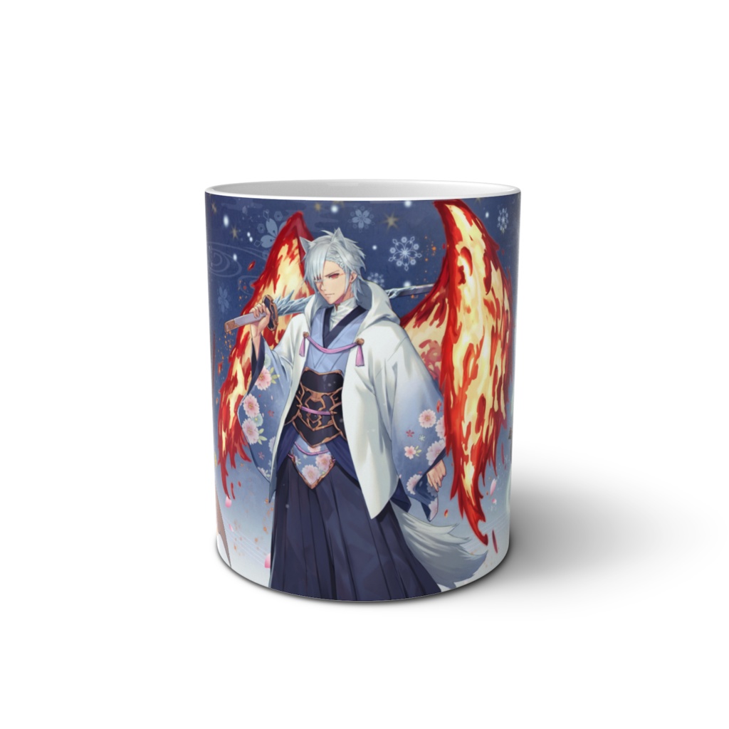 【Vtuber】百花繚乱の豪華マグカップ【オリジナルグッズ】