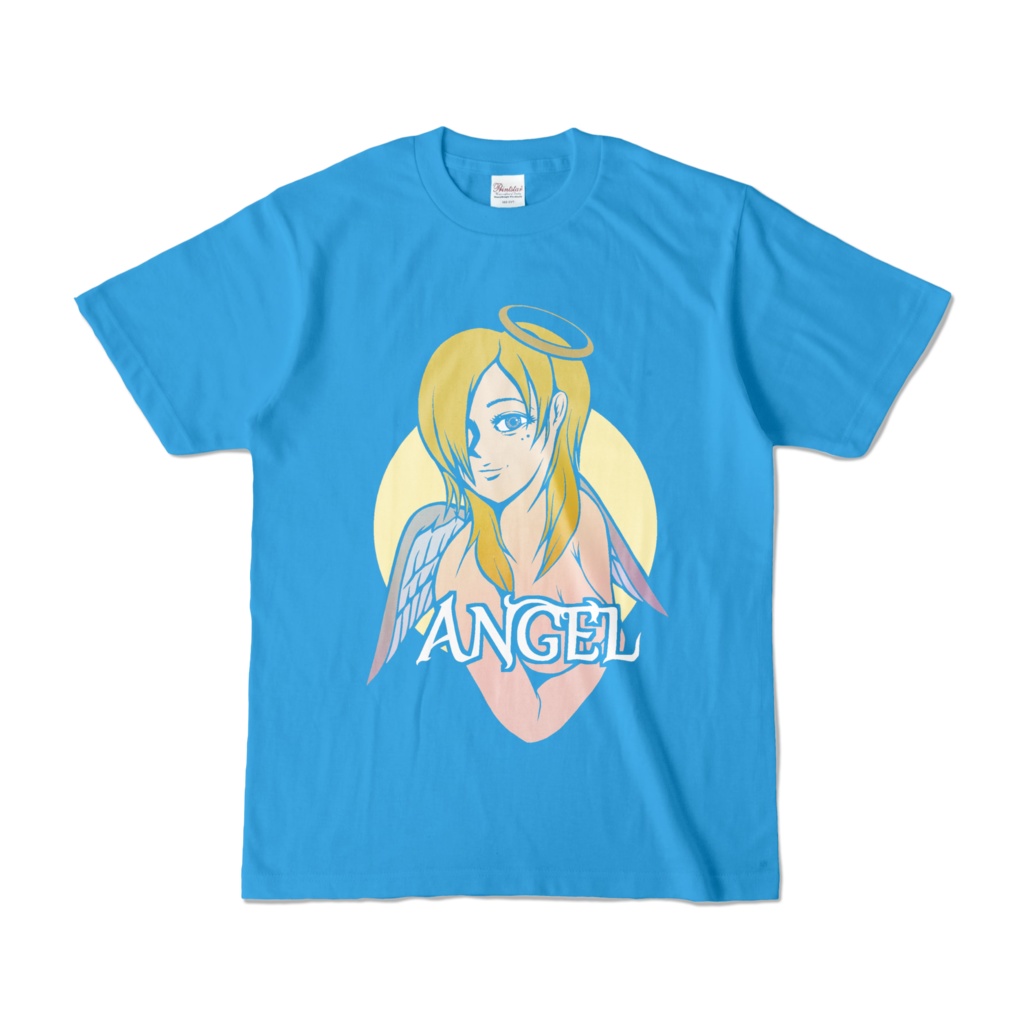 ANGEL T-shirt (Turquoise Blue / Olive)