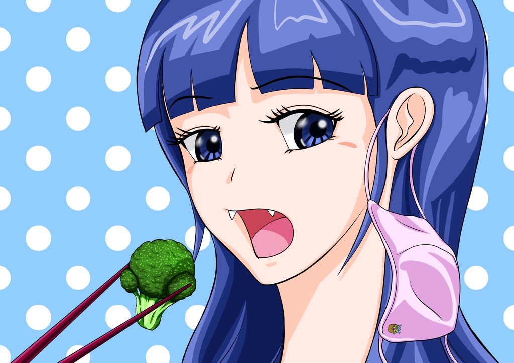 ブロッコリー少女 クリアファイル