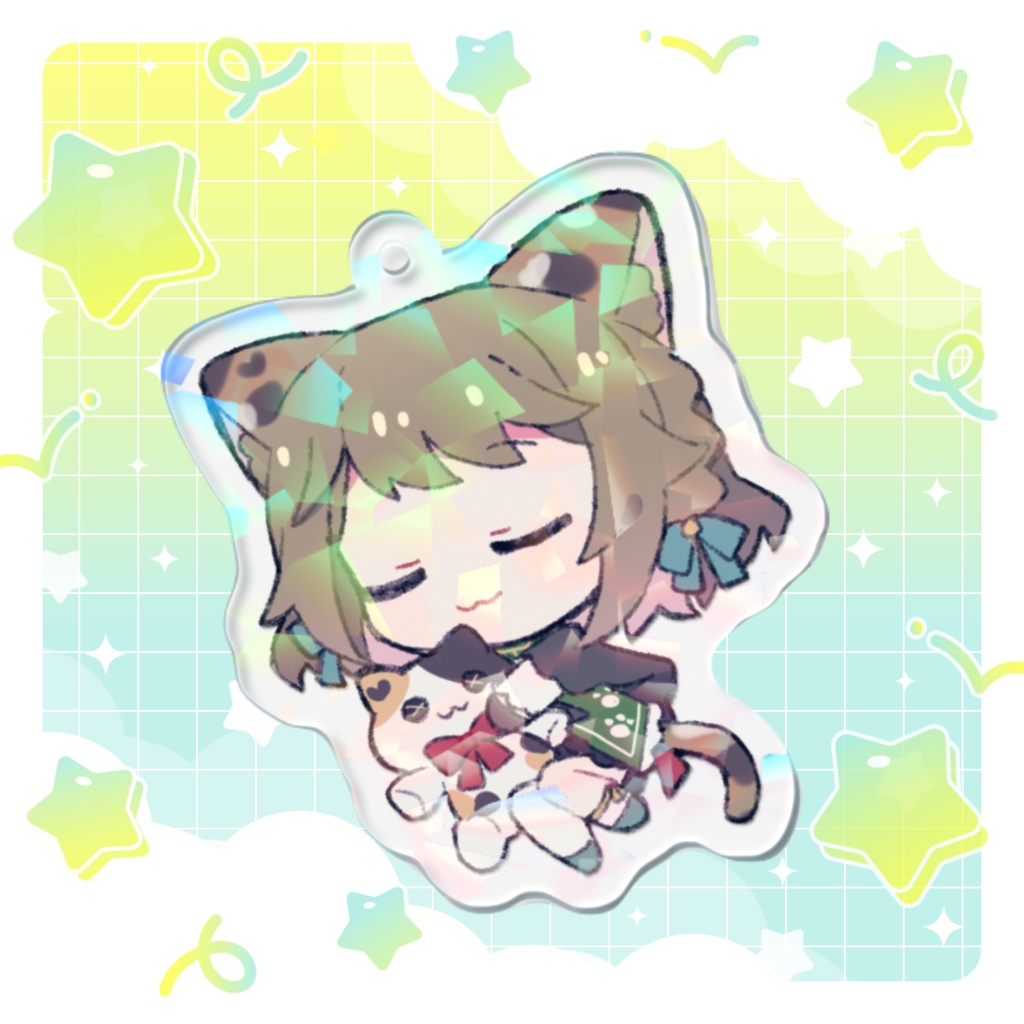 ねむねむアクリルキーホルダー