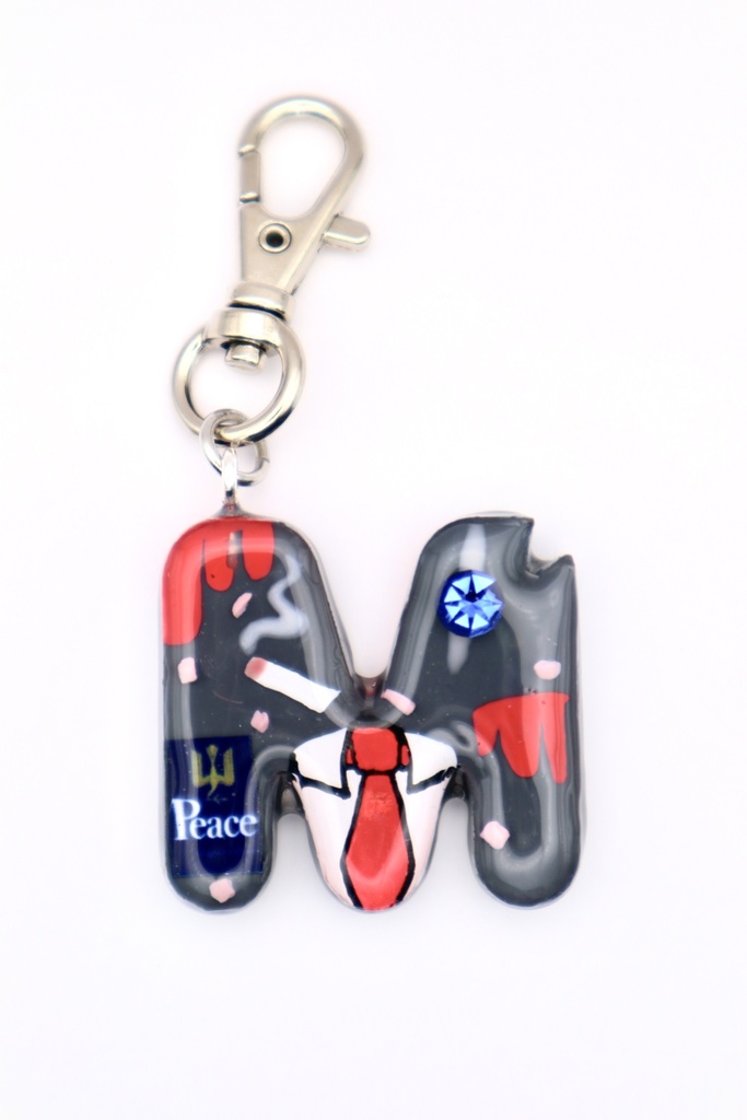 イニシャルモチーフキーホルダー 水木ver.