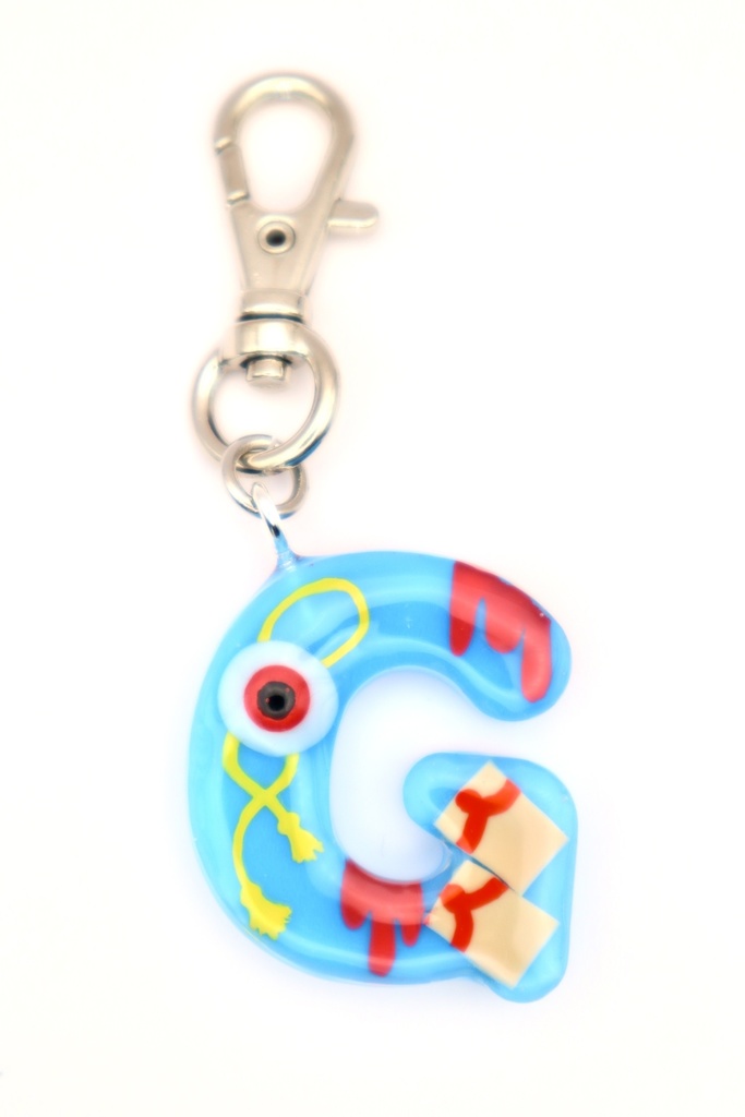 イニシャルモチーフキーホルダー ゲゲ郎ver.