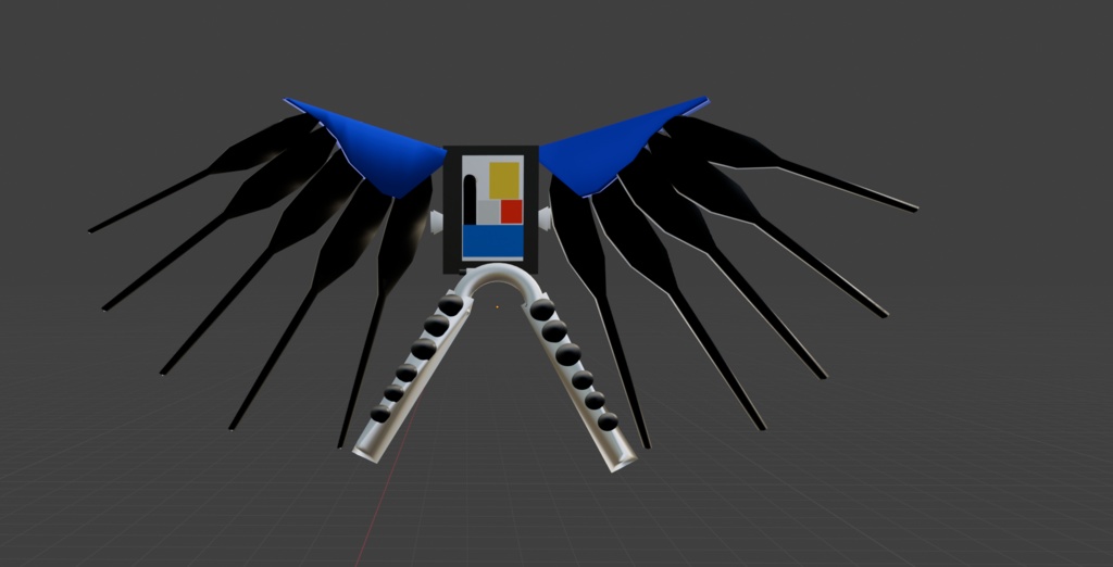 VRC用ブースター風モデル(現状ギミックなし)