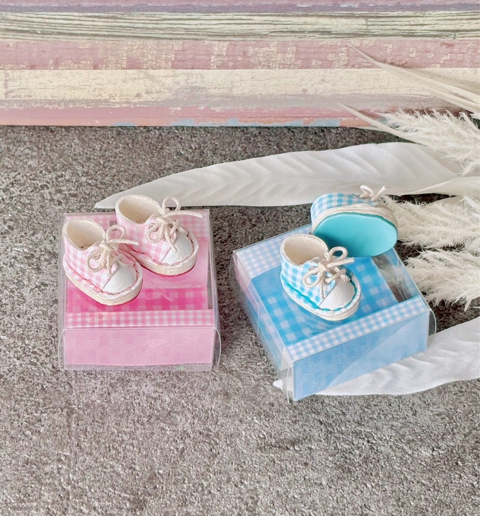 ギンガムチェック靴 10センチぬいオビツ11サイズ