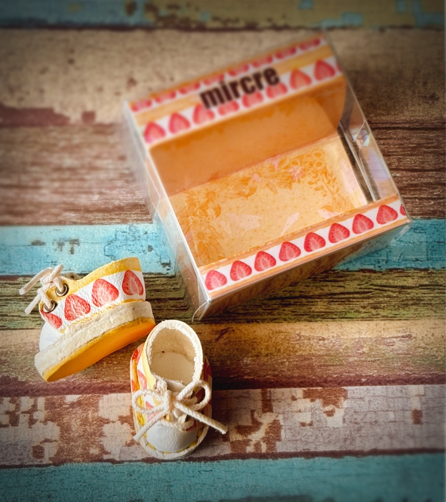 ショートケーキ🍰靴 オビツ11 10センチぬい