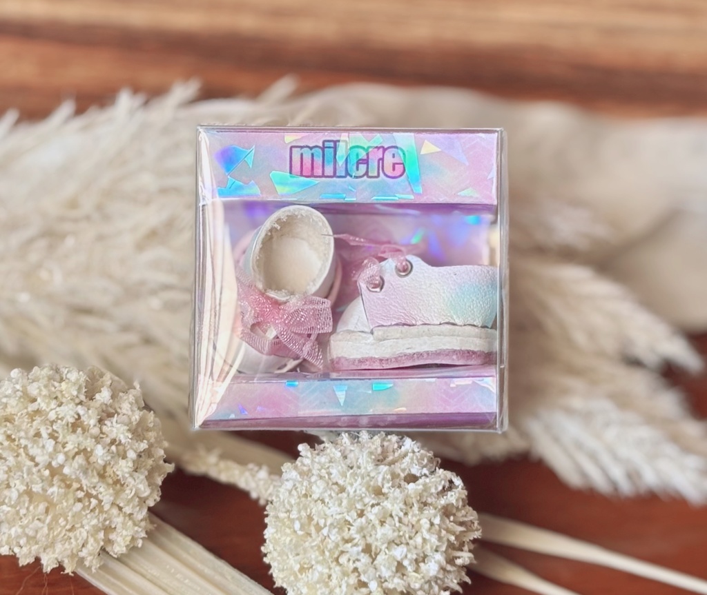 ゆめかわスニーカー まどろみの空 10センチぬい、オビツ11サイズ