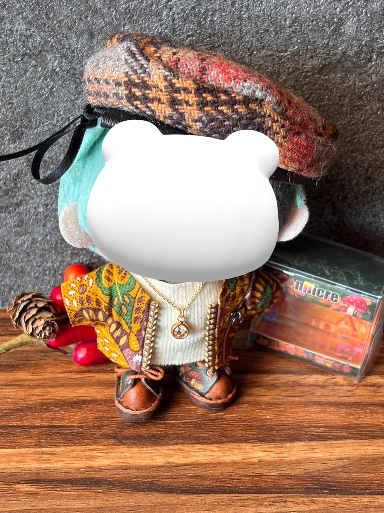 【秋冬限定】木の実ときのこの森便り オビツ11 10センチぬいサイズ靴