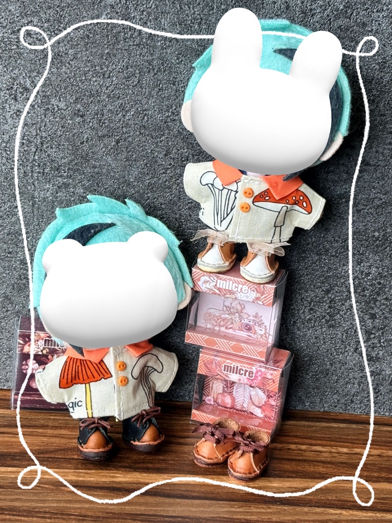 カフェシリーズ靴 オビツ11 10センチぬいサイズ