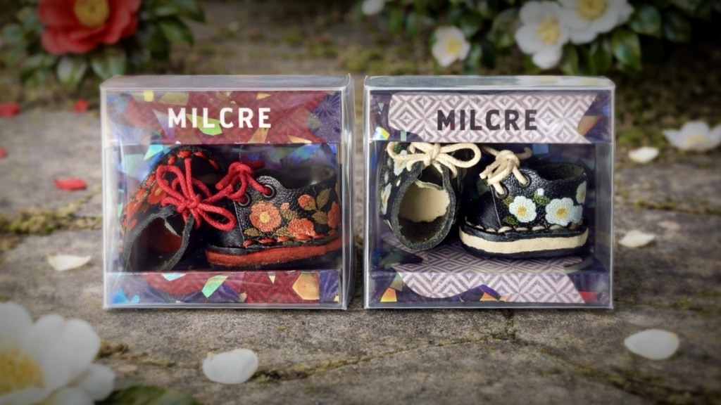 椿スニーカー 本革靴 10センチぬい オビツ11