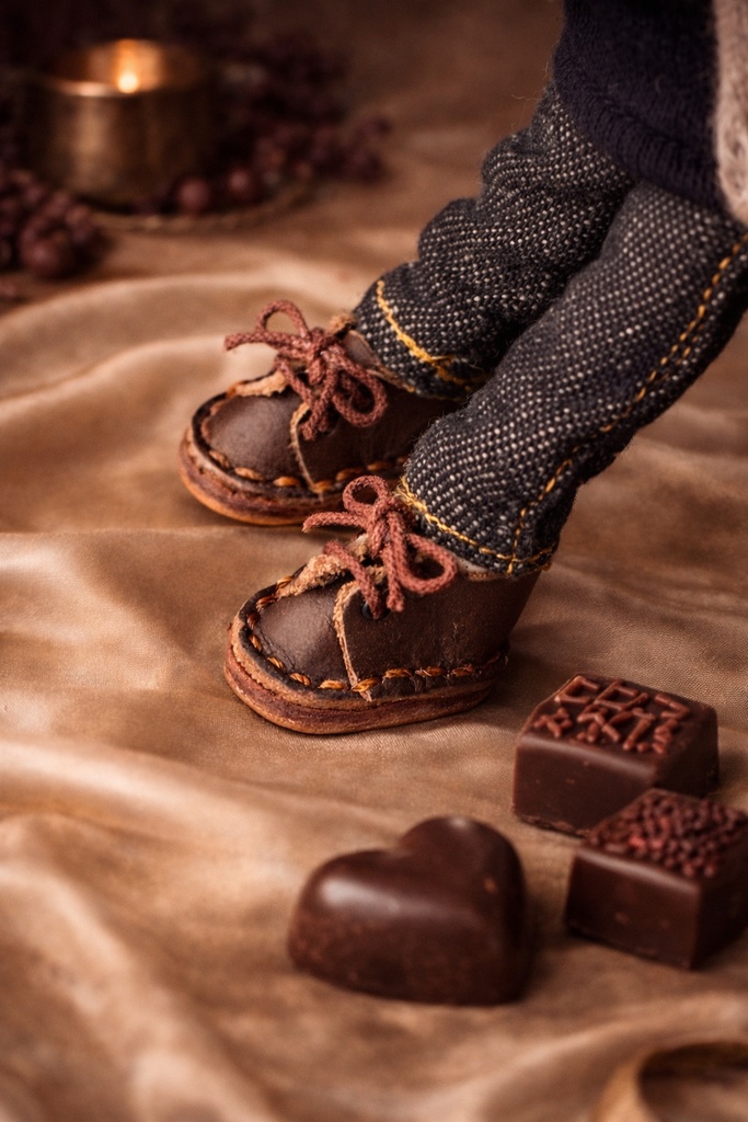 バレンタイン限定靴約9〜12cmぬい、オビツ11サイズ