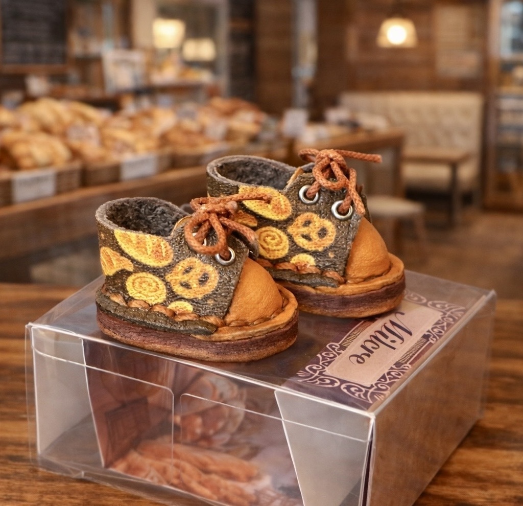 パン柄🍞靴 ぬい靴 オビツ11靴