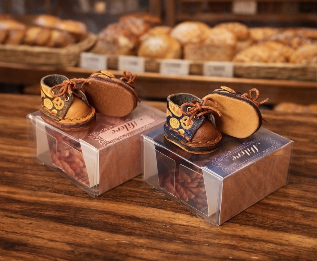 パン柄🍞靴 ぬい靴 オビツ11靴