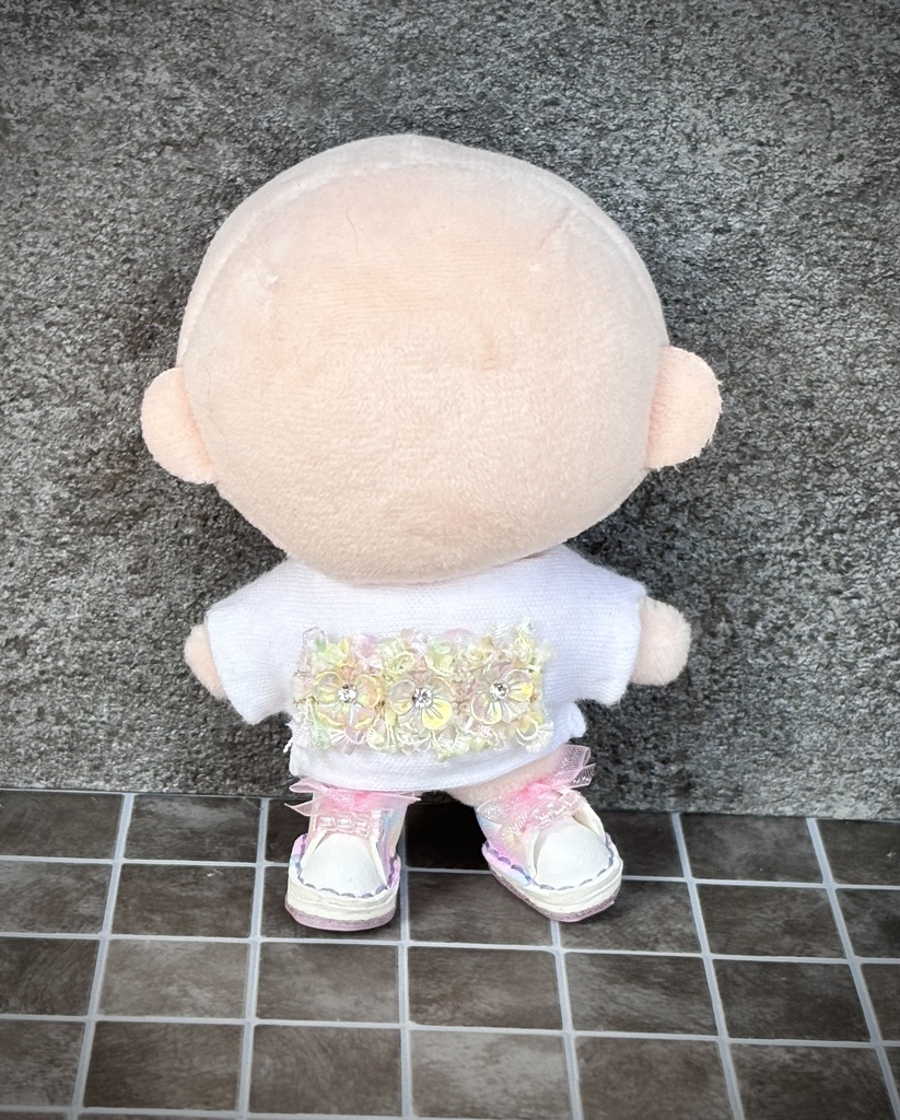 ゆめかわスニーカー🫧まどろみの空 オビツ11 9〜12cmぬいサイズ